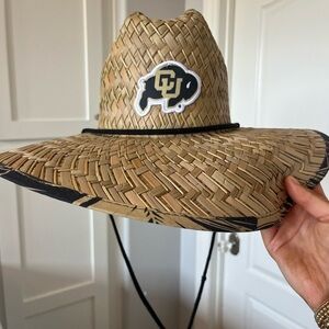 CU BOULDER STRAW HAT